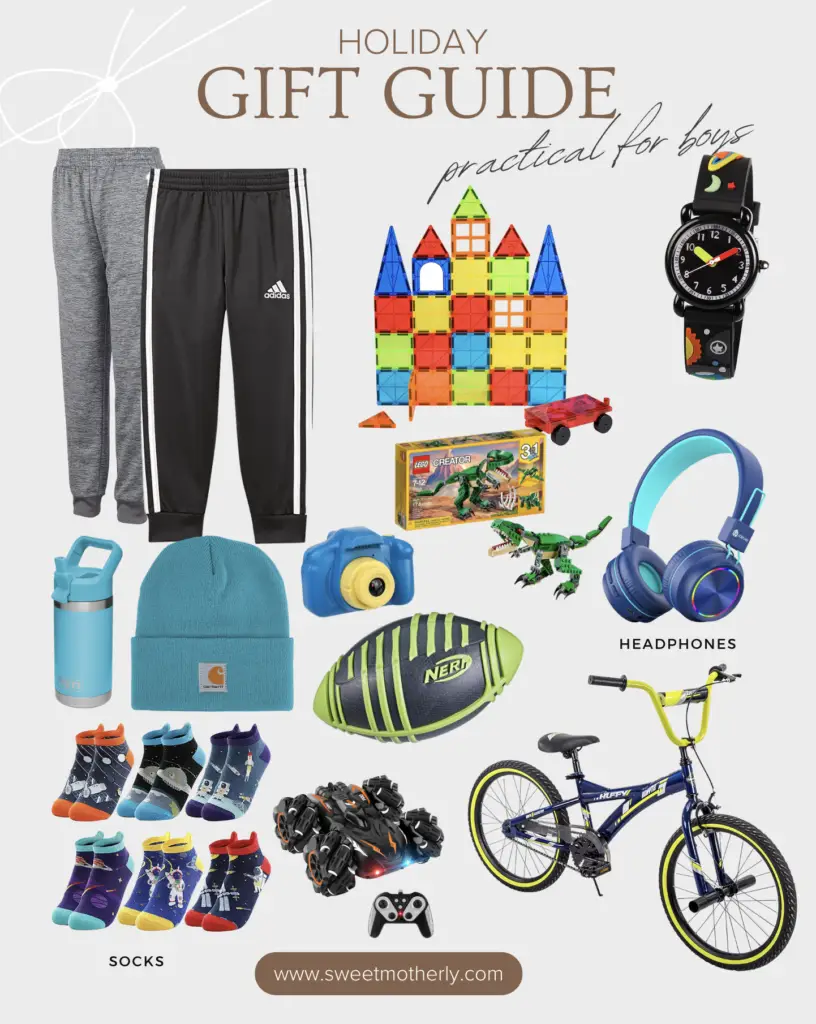 A collage of different items that are on the ground.
